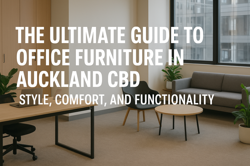 The Ultimate Guide to Office Furniture in Auckland CBD: Style, Comfort, and Functionality