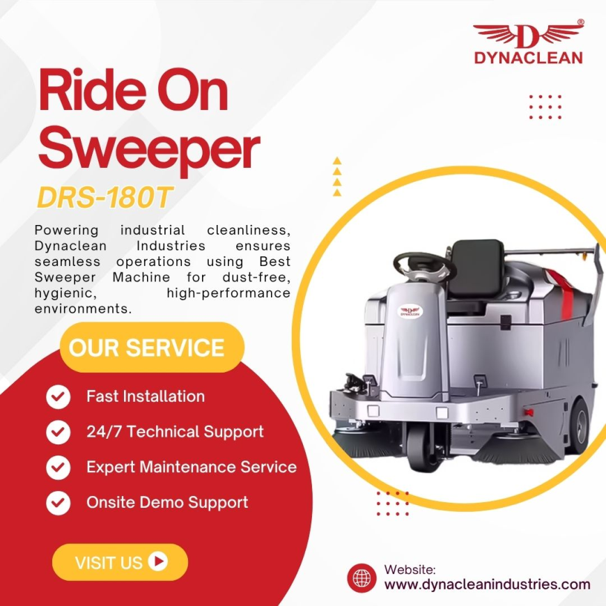 Dynaclean Industries Provides Modern Solutions Using Best Sweeper Machine For Urban Roads
