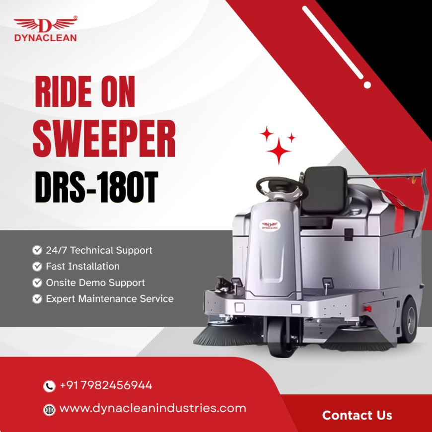 The Best Sweeper Machine Made for Long-Term Cleaning Productivity is Made by Dynaclean Industries