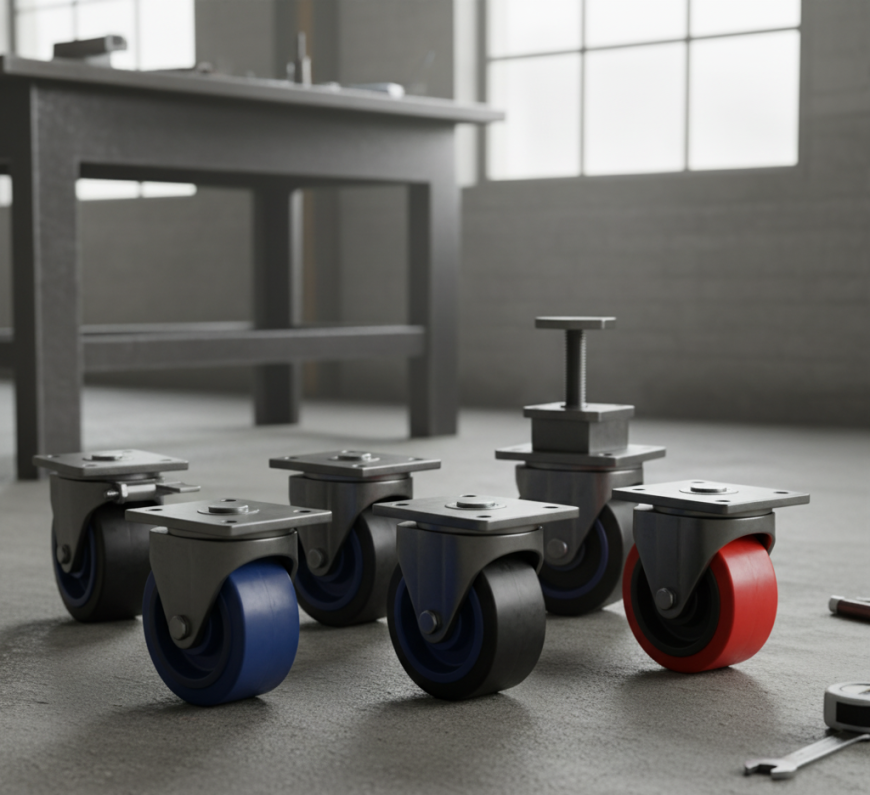 How Low Profile Casters Improve Stability and Space Efficiency in Industry