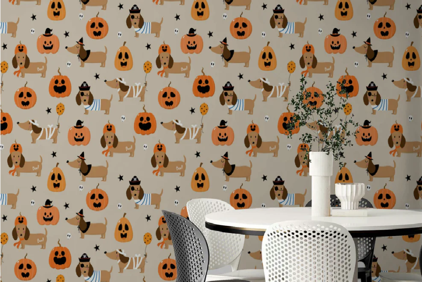 Beyond the Dog Bed: Sophisticated Ways to Use Dog Wallpaper in a Contemporary Home