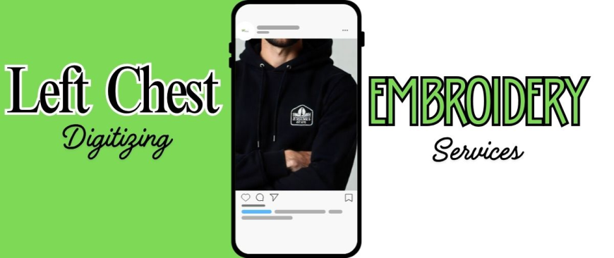Expert Left Chest Logo Digitizing Service | Tailored Embroidery USA