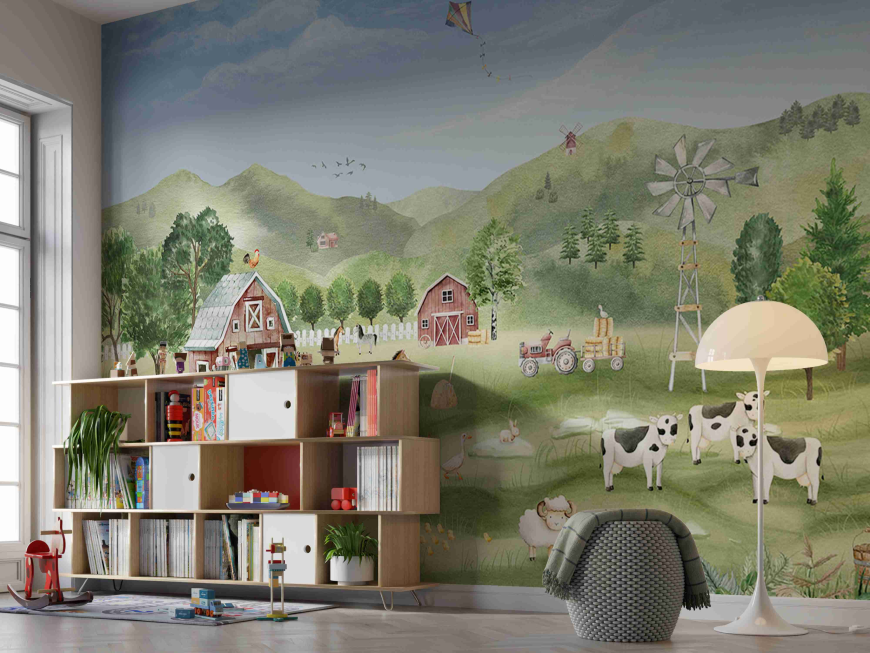 The Ultimate Solution for Renters: Landscape Murals for Textured Walls