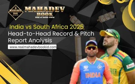 India vs South Africa 2025 – Head-to-Head Record & Pitch Report Analysis