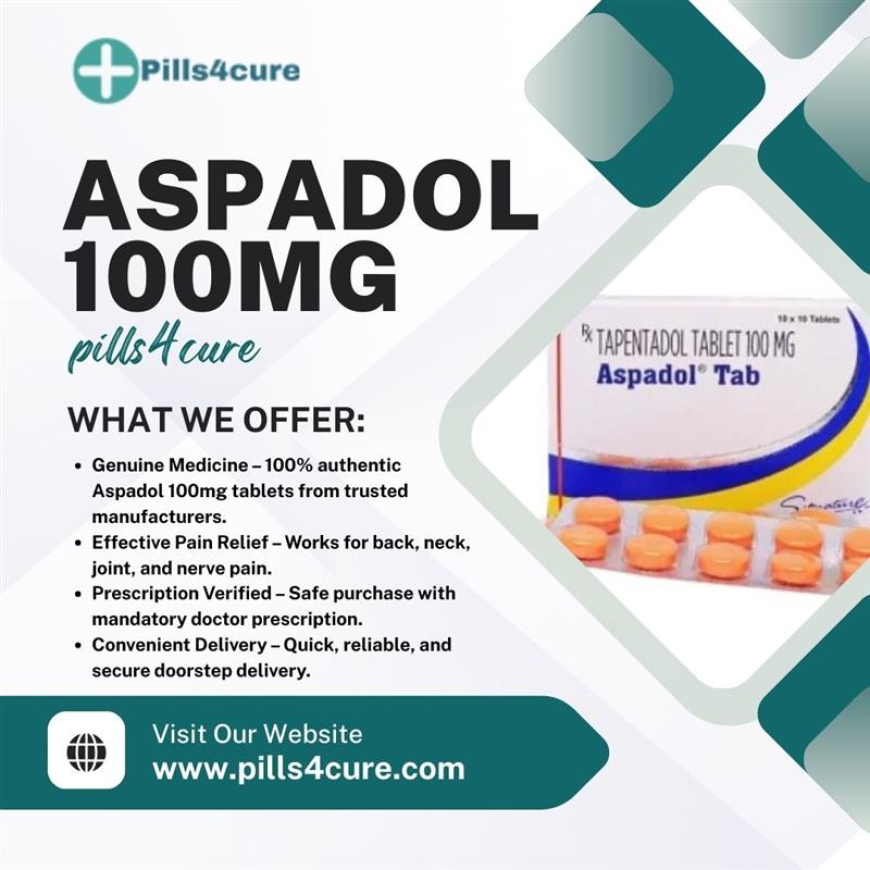 Aspadol 100mg: Effective Pain Medicine You Can Trust