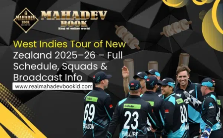 West Indies Tour of New Zealand 2025–26 – Full Schedule, Squads & Broadcast Info