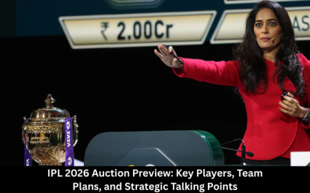 IPL 2026 Auction Preview: Key Players, Team Plans, and Strategic Talking Points