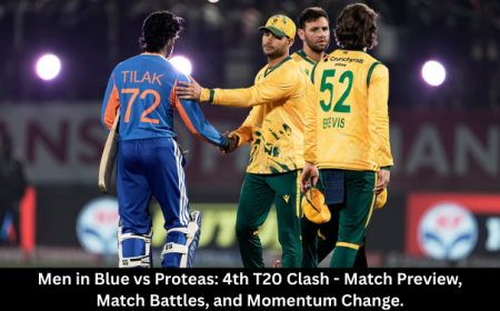 Men in Blue vs Proteas: 4th T20 Clash - Match Preview, Match Battles, and Momentum Change.