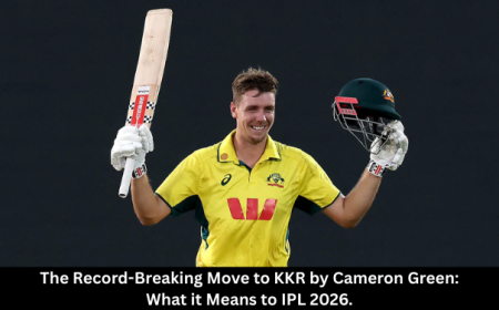 The Record-Breaking Move to KKR by Cameron Green: What it Means to IPL 2026.