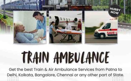 Train Ambulance Service in Patna: Safe and Compassionate Patient Transfer