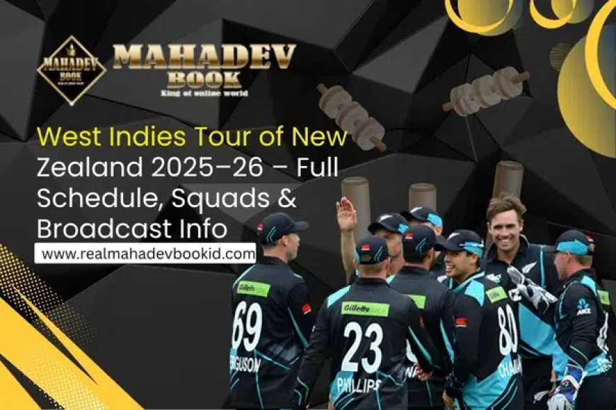 West Indies Tour of New Zealand 2025–26 – Full Schedule, Squads & Broadcast Info