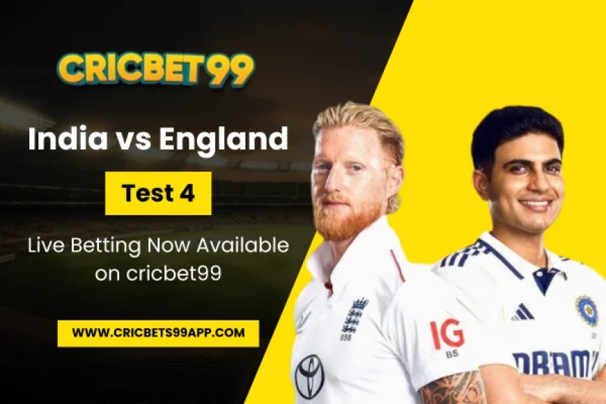 India vs England Test 4: Live Betting Now Available on Cricbet99