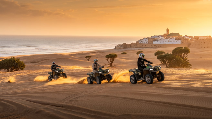 Luxury Quad Biking Tours in Essaouira Desert & Beach