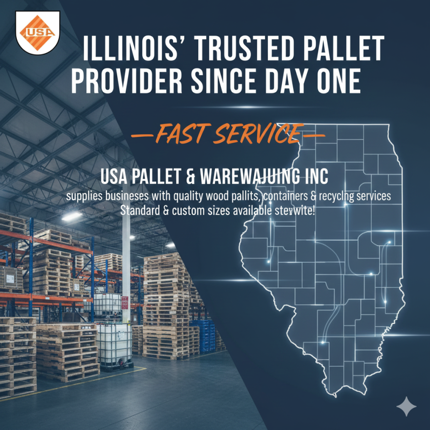Illinois' Trusted Pallet Provider Since Day One—Fast Service