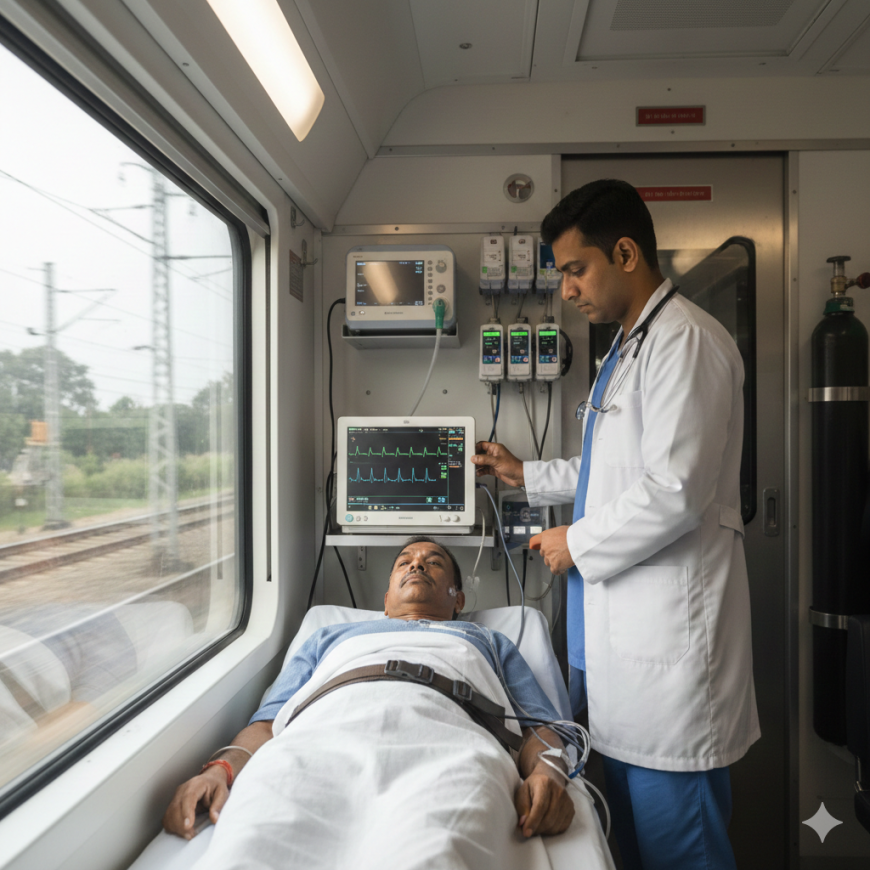 What Makes Train Ambulance Services in Patna a Lifeline for Critical Patients