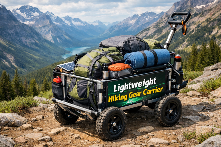 Lightweight Hiking Gear Carrier for Effortless Trail Travel