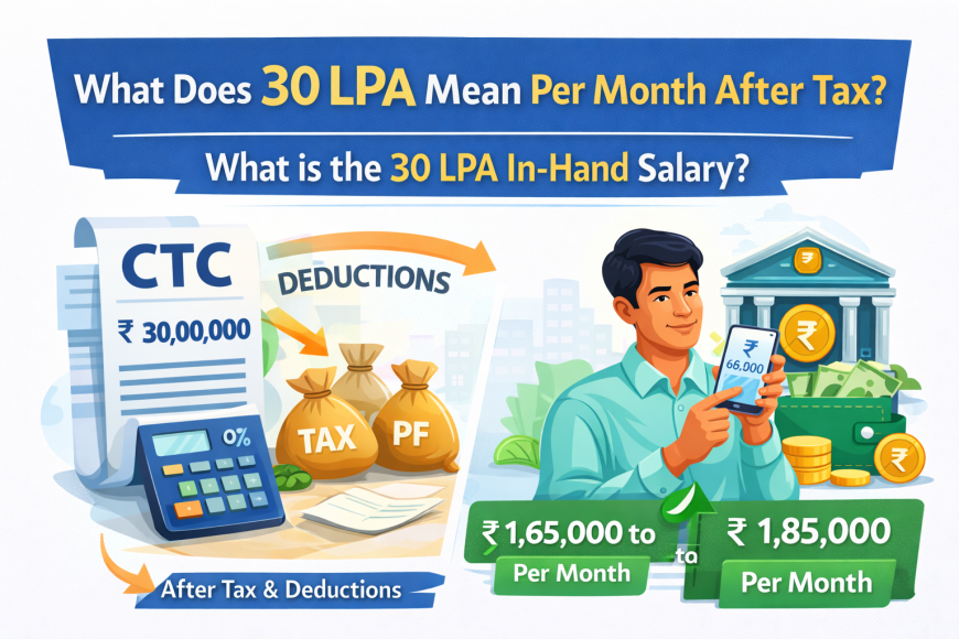 What Does 30 LPA Mean Per Month After Tax?