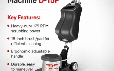 Clean Smarter, Not Harder – D-15P Floor Scrubber That Transforms Daily Cleaning Into a 10-Minute Job