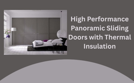 High Performance Panoramic Sliding Doors with Thermal Insulation