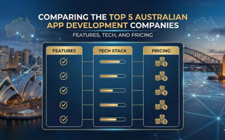 Comparing the Top 5 Australian App Development Companies: Features, Tech, and Pricing