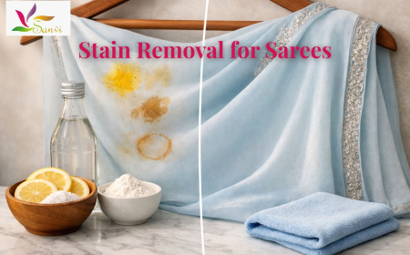 Stain Removal Guide for Sarees — What Works & What Doesn’t
