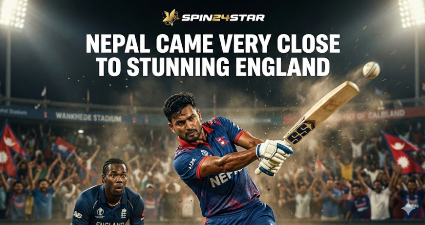 Spin24star's Analysis: England vs Nepal T20 World Cup Thriller