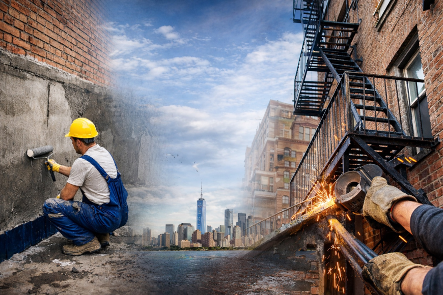 Waterproofing & Fire Escape Services in NYC | Sigma Builders