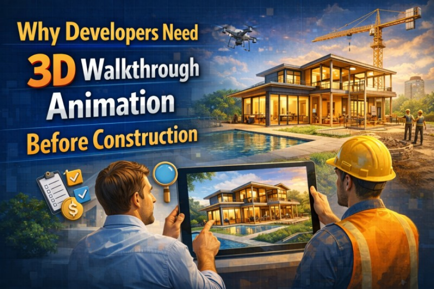 Why Developers Need 3D Walkthrough Animation Before Construction