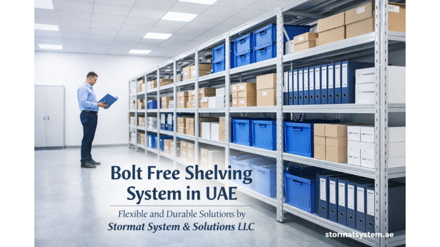 How a Bolt Free Shelving System Simplifies Facility Upgrades