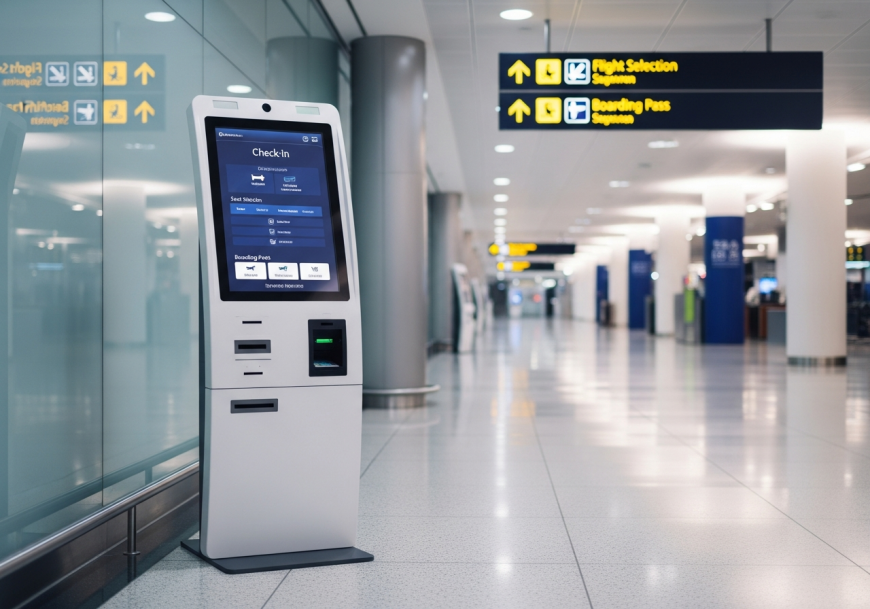 From Check-In to Boarding: The Complete Journey with a Self Service Airport Kiosk