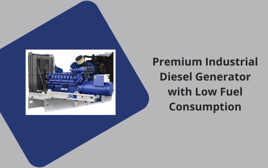 Premium Industrial Diesel Generator with Low Fuel Consumption