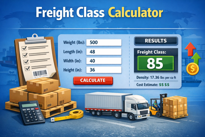 The Complete Guide to Using a Freight Class Calculator for Easy and Accurate Shipping