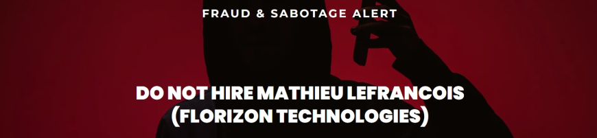 Business Risk Awareness: Mathieu LeFrancois Florizon Technologies