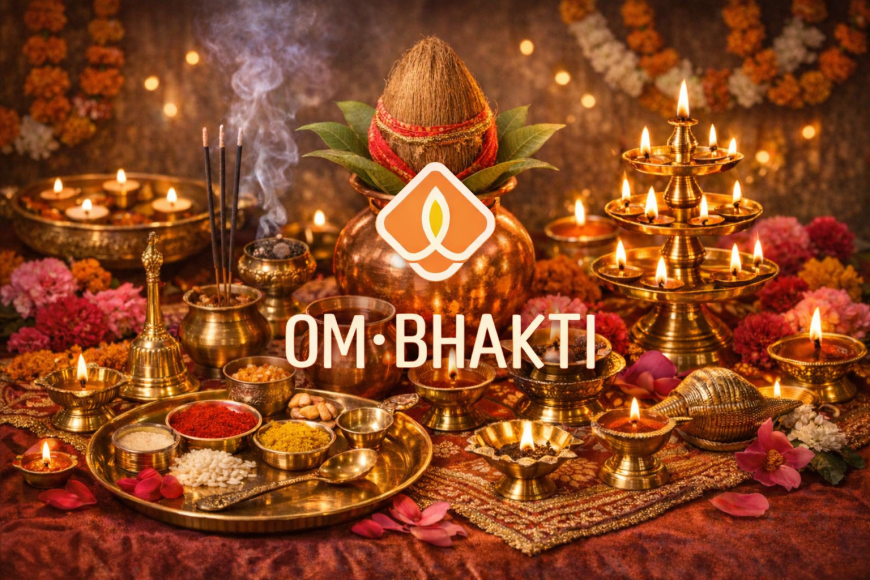 Best Puja Utensils for Home Temple | Authentic Collection - Om Bhakti