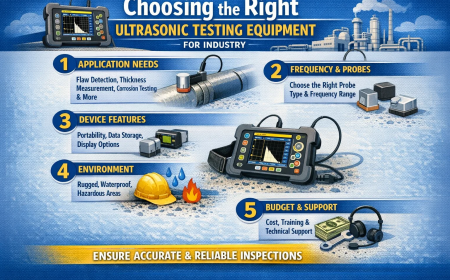 Choosing the Right Ultrasonic Testing Equipment for Industry