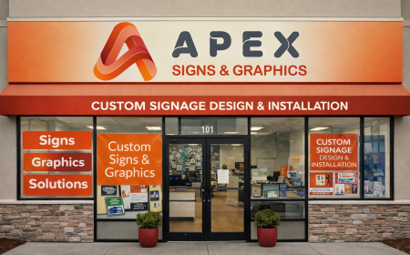 New Apex Signs & Graphics West Loop Business Branding