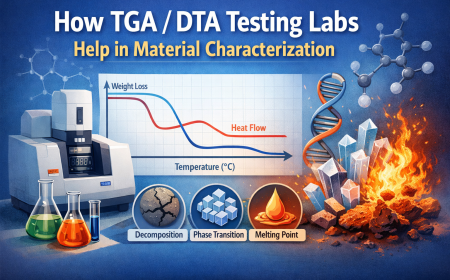 How TGA / DTA Testing Labs Help in Material Characterization