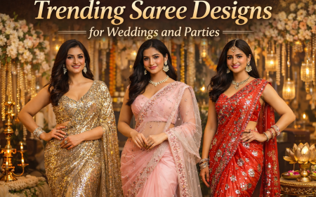 Trending Saree Designs for Weddings and Parties