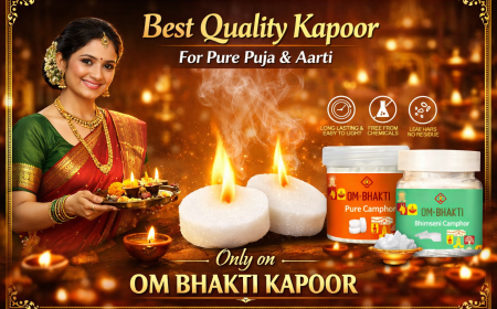 Best Kapoor for Aarti and Daily Puja: Choosing Purity with Om Bhakti