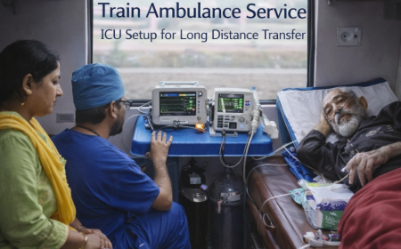 Top 7 Benefits of Choosing Train Ambulance Service in Patna Over Road & Air