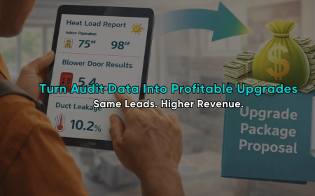 A Contractor’s Guide to Converting Energy Audit Data into HVAC Profits