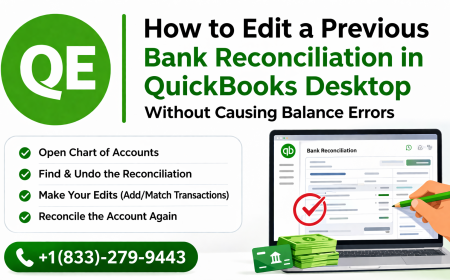 How Do You Edit a Previous Bank Reconciliation in QuickBooks Desktop Without Causing Balance Errors?
