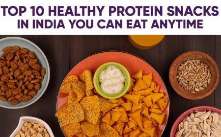 Top 10 Healthy Protein Snacks in India | Get My Mettle Guide