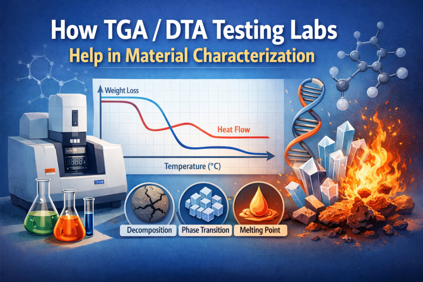 How TGA / DTA Testing Labs Help in Material Characterization