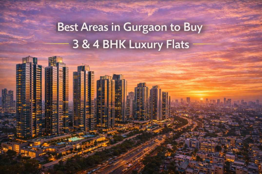 Best Areas in Gurgaon to Buy 3 BHK and 4 BHK Luxury Flats