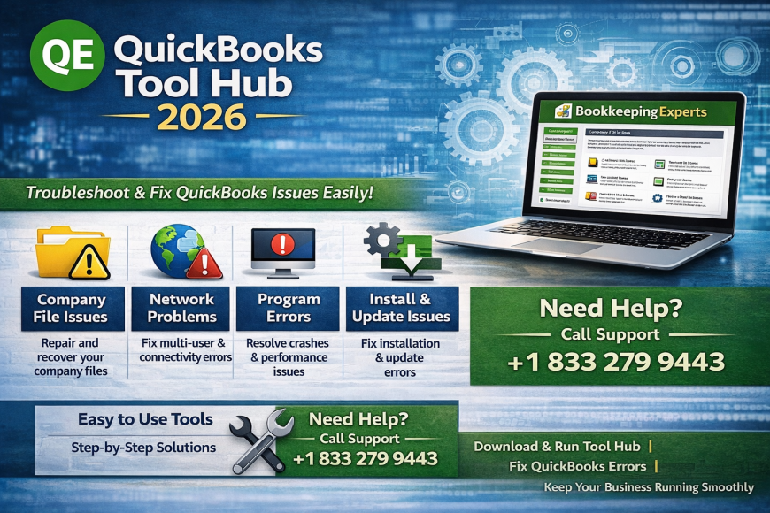 How to Use QuickBooks Tool Hub in 2026 to Fix Common QuickBooks Errors