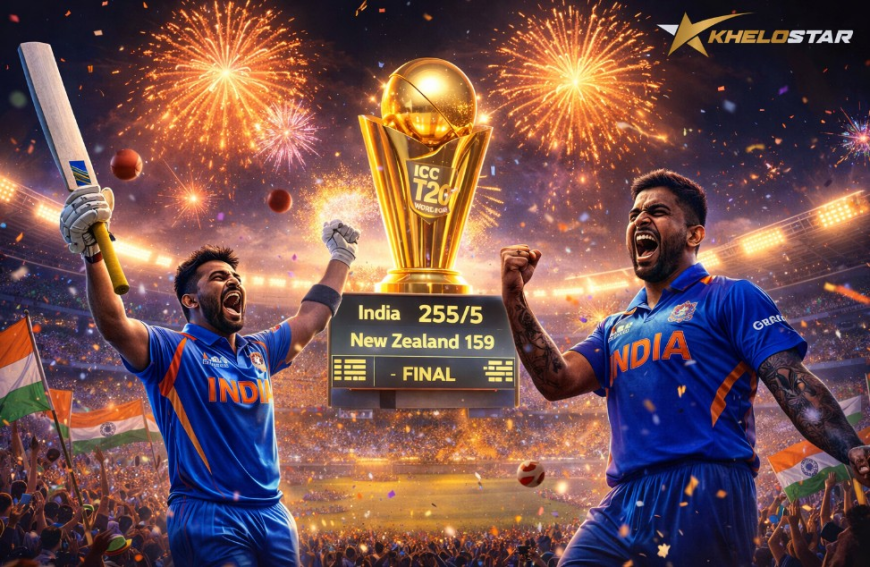 A Night to Remember: India's Record-Breaking T20 World Cup Final Victory Over New Zealand