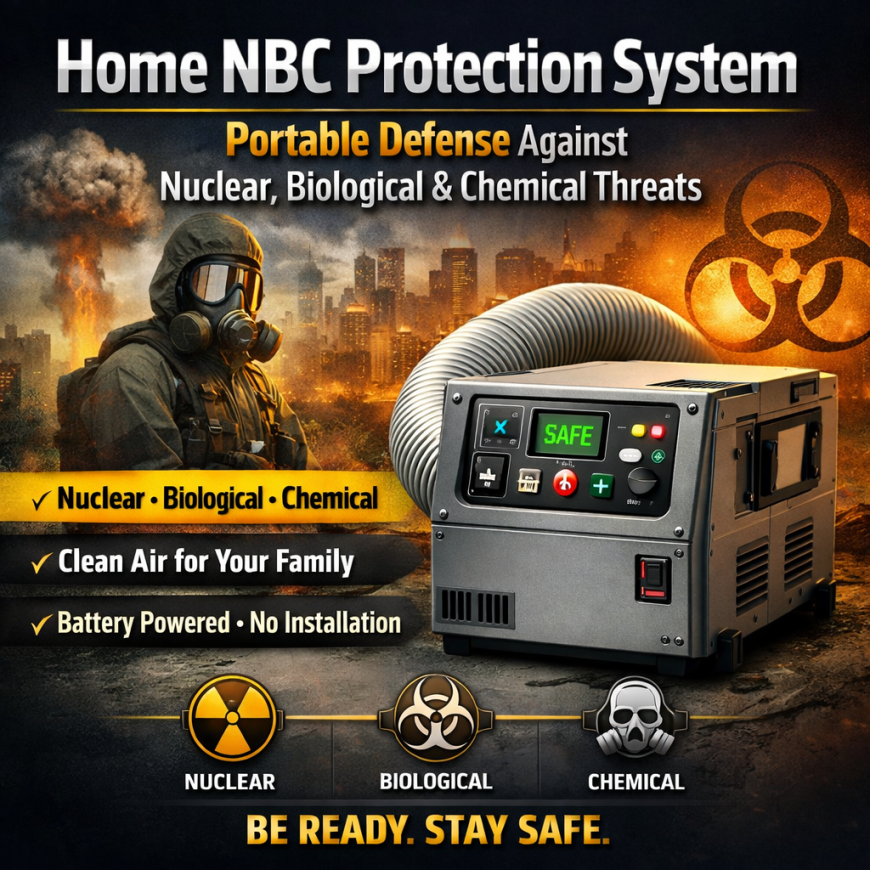 Home NBC Protection System: Portable Defense Against Nuclear, Biological & Chemical Threats