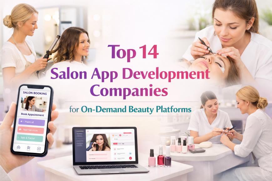 Top 14 Salon App Development Companies for On-Demand Beauty Platforms