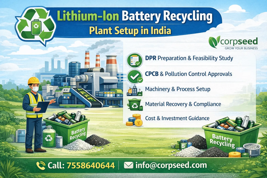 Lithium Battery Recycling Plant Cost in India